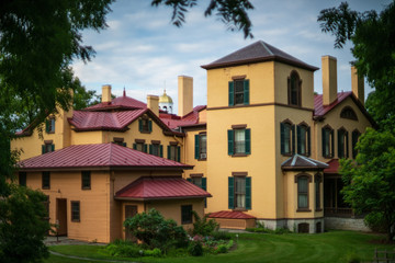 Fototapeta na wymiar William H. Seward House in Auburn, NY