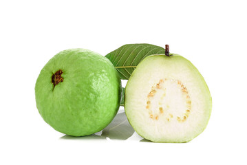 Fresh guava isolated on a white background