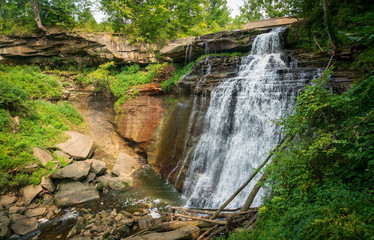 Fototapeta na wymiar Brandywine Falls in Cuyahoga Valley National Park