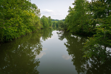 Fototapeta premium Walking Path along the River at Cuyahoga Valley National Park