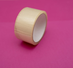 Scotch tape purple background