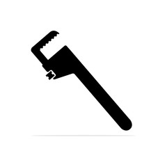 Sliding wrench icon. Vector concept illustration for design.