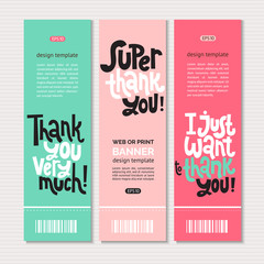 Thank you quotes and stickers