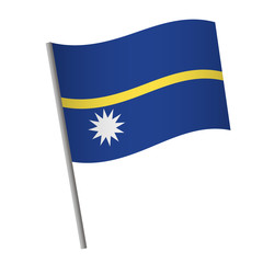 Nauru flag icon.