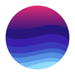 Sphere bubble logo. Gradient design logo. Round logo design. Creative logo. Web logo. Colorful logo