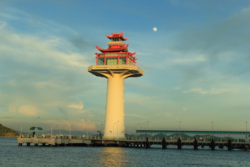 Naklejka premium tower on the sea