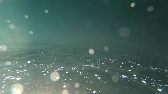 Short underwater slow motion backdrops