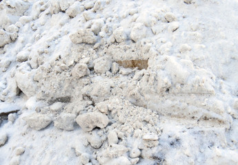 dirty snow texture