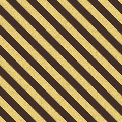Gold glittery seamless stripes, lines pattern on brown background. EPS 10
