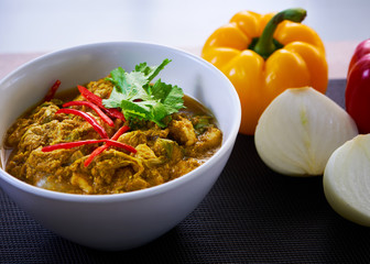 Butter chicken breast curry.
