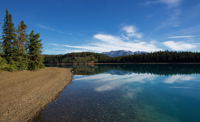 Atlin Lake in Kanada