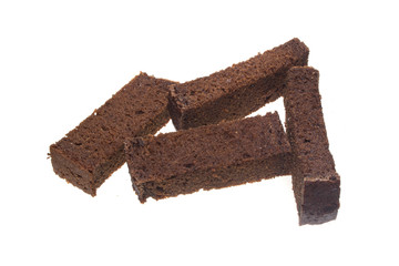 bread isolated on white background