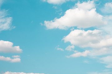 Beautiful Blue sky and cloud for background.cumulus.   