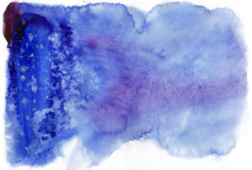 Grunge watery effect abstract watercolor or ink of liquid splatter of paint.