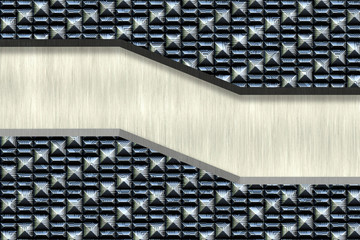 Fototapeta premium Abstract Metal textured Industrial background.
