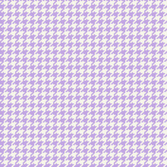 Vector houndstooth fabric seamless pattern. Textile ornament in pastel colors