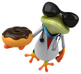 Frog doctor - 3D Illustration