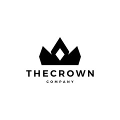 crown king logo vector icon illustration