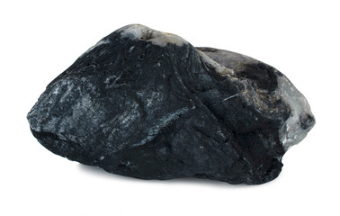 Rock stone isolated on white background with clipping path