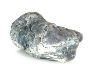 Rock stone isolated on white background with clipping path