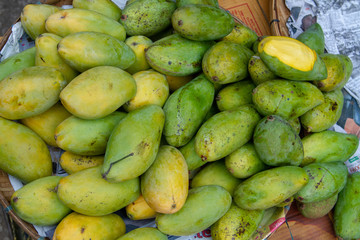 pears at the market