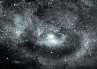 galaxy in a free space