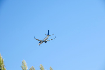 Airplane in the sky