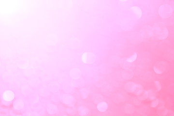 blur bokeh on pink background
