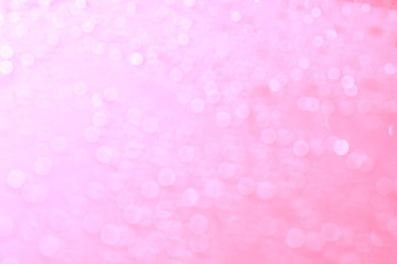 blur bokeh on pink background 