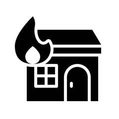 Property insurance vector, insurance related solid style icon