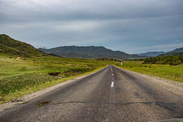 road in mountains
