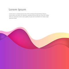 Vector abstract background. Gradient shapes background. Modern design.