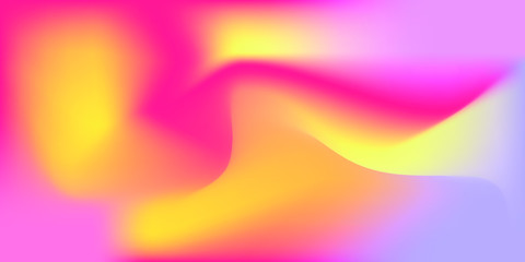 Abstract blurred vector gradient background. Colorful template for  wallpaper, banner, flyer. Easy editable, empty copy space for text logo and design