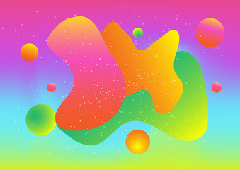 Geometric colourful background.Trendy gradient shape.