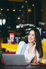 Business woman using smartphone