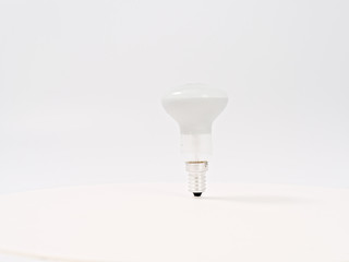 led lamps with cap on a white background