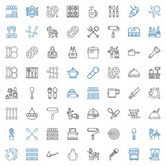utensil icons set
