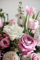 sweet rose flowers, shallow depth of field
