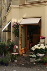 flower shop entrance