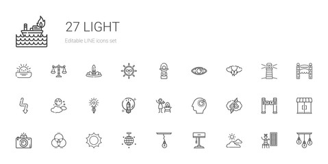 light icons set