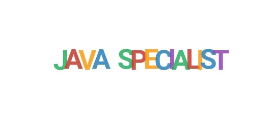 Java Specialist word concept