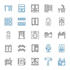 interior icons set