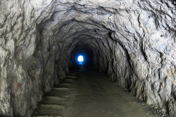 Stone cave inside