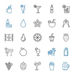 juice icons set