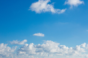 Blue sky with clouds