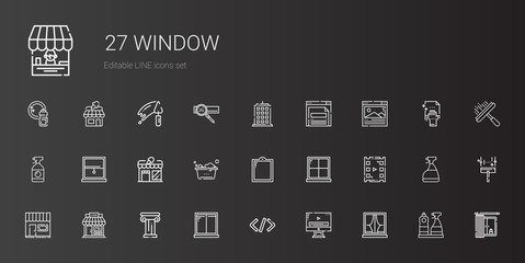 window icons set