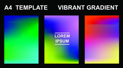 Fototapeta premium Vector EPS 10 illustration Gradient Background Texture. Template for design, banner, flyer, business card, poster, wallpaper, brochure, smartphone screen, mobile app.