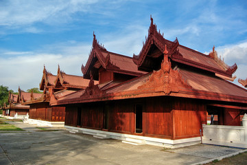 Mandalay Palace is the last royal palace of the last Burmese monarchy, located in Mandalay, Myanmar.