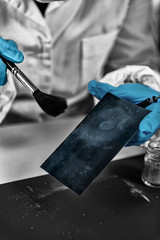 Forensic Expert Working in Forensic Science Laboratory