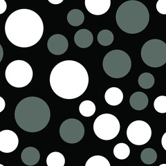 Rounds and circles Seamless vector EPS 10 Abstract geometric pattern. Multicolor Figures. Texture for print and Banner. Flat style